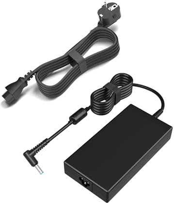 120W Ladegerät für HP Docking Station G5 USB-C/A Universal Dock G2 5TW13AA | für HP Envy 15 17 Serie Omen 15-5000 5100 5200 710415-001 L41856-001 Ladekabel Netzteil-4.5 * 3.0mm