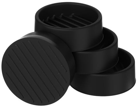 12 Pack Furniture Caster Cups Rubber Furniture Pads Non-Slip furniture Feet Protector Anti Skid Bed Stopper furniture Coasters Gripper for Sofa Feet Table Chair Legs Carpet Floors Protect 1.5 x 1.5