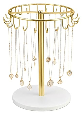 Haarklammer Organizer aus Metall - Schmuckständer für 22 Clips, Platzsparender Haarschmuck Ständer, Haarspangen Aufbewahrung, Schmuck Halter für Schlafzimmer Badezimmer Geschenk für Damen und Mädchen