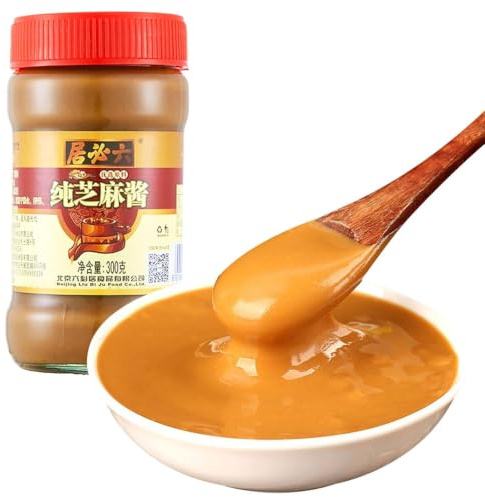 SntCrave Pure Sesame Paste 300g | No Additives, Creamy | No sugar, no salt. Smooth & rich. Perfect for hot pot, cold noodles, bread & salad dressings.