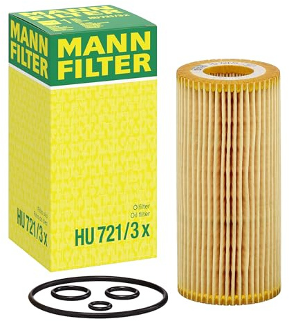 MANN-FILTER HU 721/3 x Oil Filter - for Cars + Transporters | For Passenger Cars, Highest Filtration Performance, Engine Protection, High Quality Sealing, True OE Engineering