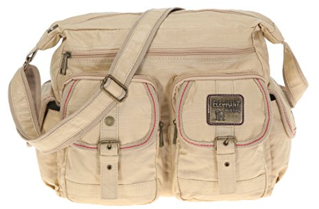 6 TEILE: Wickeltasche ELEPHANT OUTDOOR Nature Baby Tasche/CAMEL-SAND