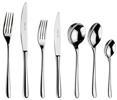Arthur Price 42-Piece 6 Person Warwick Box Set, Silver
