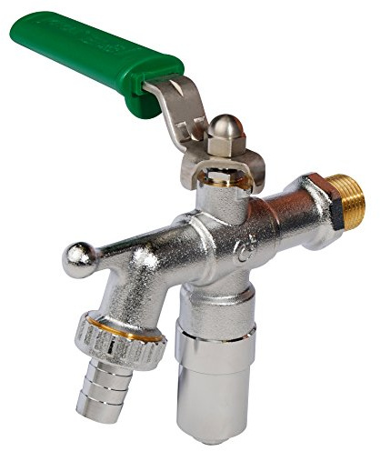 Sferaco - Robinet de puisage antigel - Robinet de puisage laiton nickelé Antigel ICECAL 1/2 (15/21)