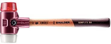 Simplex Schonhammer, Plastik / Superplastik; mit Tempergussgehäuse und hochwertigem Holzstiel | D=50 mm | 3067.050