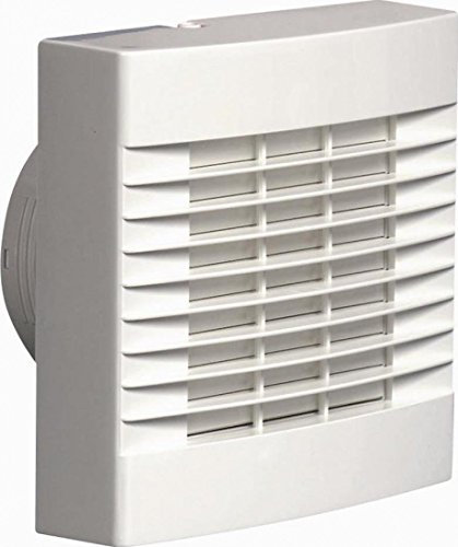 Newlec NL880HS Bathroom Extractor Fan with Humidistat, Pullcord and Automatic Shutters 4 100mm - White