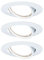 Paulmann Einbauleuchte LED Base rund 5W GU10 Weiß 3er-Set schwenkbar 3-Stufen-Dimmbar