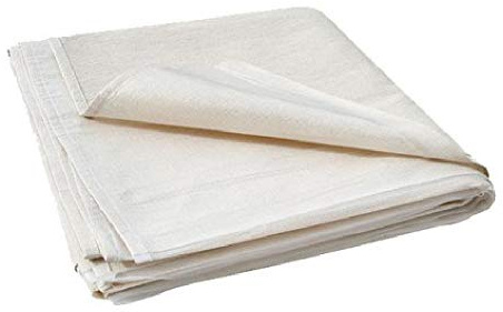 Arctic Hayes Cotton Dust Sheets for Staircases and Hallways, perfect for Decorating, Painting and Protecting Furniture, Durable and Reusable, 24ft by 3ft (7.3m x 0.9m)
