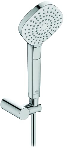 Ideal Standard B2240AA Idealrain EVO Diamond Minikit Brauseschlauch 110 mm, Brauseschlauch und Wandhalterung, chrom