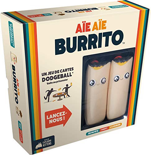 Asmodee- Burritos Juego, Multicolor (Exploding Kittens EKTTB01FR)