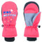 TRIWONDER Fäustlinge für Kinder, atmungsaktiv und Winddicht, Skihandschuhe Thermo Winterhandschuhe für Jungen und Mädchen (Rosenrot, XXS (3-5 Jahre alt))