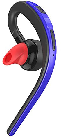 Auricolare Bluetooth, stereo sportivo, chiamate in standby lungo, tipo di orecchio di guida, consumo energetico ultra basso, adatto per uomini d'affari ufficio (blu)