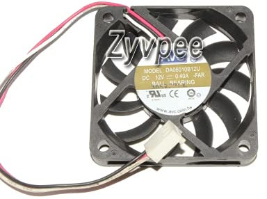 Zyvpee® 6cm DA06010B12U -FAR 12V 60mm 0.4A 3Wire CPU Cooler Cooling Fan