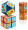 3D-Zauberwürfel-Set, Star Cube verwandelt Puzzle-Würfel für Wald, Dinosaurier, Meereskreaturen-Thema für Kinder und Erwachsene (3 Packs)