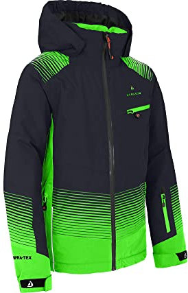Bergson VEIKO | Kinder Skijacke, warm, funktional und stylisch - die perfekte Skijacke für Junge Abenteurer!, Night Sky [367], 176 - Kinder