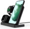 Wireless Charger for Samsung S24 Ultra, 3in1 Wireless Charger for Galaxy S25 S24 S23 S22 Ultra S21+ S20 FE S10 Note 20/10 Z Filp Fold 4 3,Watch 5 Pro/4 Classic/3/Active 2 Gear S4 S3, Buds 2/Pro/Live
