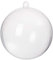 SPRINGOS Christbaumkugel zum Befüllen DIY 1 Stück Ø 11 cm transparent zweiteilig Weihnachtsdeko