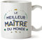 Mugffins Tasses pour MAÎTRE - En Français - Cadeau original pour MAÎTRE homme - Meilleur du Monde - 11 oz / 330 ml