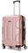 TROLLEY ADC - Valise Moyenne Soute 65x41x26 cm - Rigide, Légère 3 Kg - 65 litres - 4 Doubles Roues Silencieuses - Maniable, Pratique et Étanche - Collection Palace Superfly - Rose Gold