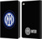 Head Case Designs Licenza Ufficiale Inter Milan Logo su Nero Distintivo Custodia Cover in Pelle a Portagoglio Compatibile con Apple iPad Air 2 (2014)
