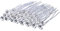 KINDOYO Strass Haarspangen - Braut Hochzeit Haarknoten Pins U-förmige Haarnadeln Haarstyling Clip für Frauen Mädchen Bräute - Weiß (30PCS)