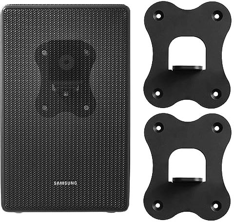 Aokicase Compatible with Samsung/SWA-9500S/XZ Speaker Holder Wall Mount SWA-9500S/XZ Speaker Stand Bracket Accessories Rack, Bracket for Home Speaker Systems (Black) 2 Pieces