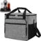 COVERQUE Tragetasche für Bartesian Cocktail Machine, Isolierte Cocktail Maker Reisetasche mit Tasche für Bartesian Cocktail Kapseln, Strohhalm Zubehör, Grau