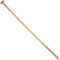 AERZETIX - C69162 - Lot de 25 Vis à bois Ø6x240 mm à tête fraisée - à empreinte étoile Т30 - en acier zingué - menuiserie contreplaqué aggloméré mélaminé terrasse panneaux chevrons bastaings
