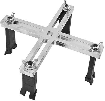 Fockety 4-Backen-Werkzeug zum Ausbau der Kraftstoffpumpe, Universal Einstellbares Werkzeug für den Sicherungsring der Kraftstoffpumpe, Schraubenschlüssel und Entferner für