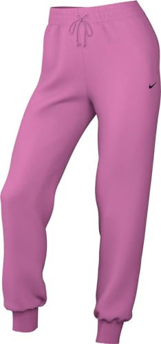 Nike Damen Hose W NSW Phnx FLC Mr Pant Std, Playful Pink/Black, FZ7626-675, XS