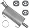 Polmo Auspuff Endtopf für Nissan Juke 1 I F15 05/2014-08/2019 1.2