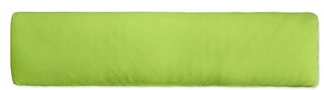Traumschlaf Feinjersey Seitenschläferkissen Bezug – Weicher Jersey Kissenbezug aus 100% Baumwolle, atmungsaktiv & hautfreundlich, mit Reißverschluss – 40x180 cm, apfelgrün