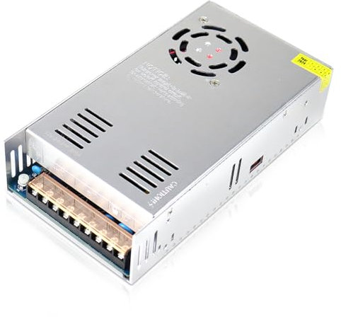 inShareplus 12V Netzteil 50A 600W, DC Universal Geregeltes Schaltnetzteil, Trafo 230V auf 12V LED-Treiber, Transformator, Adapter für LED-Streifenlicht, 3D-Drucker, Radio, Computerprojekt