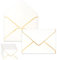 50 Stück Geschenkkarten-Umschläge, Umschläge, Briefhüllen Papier 18,5 x 13,5 cm, Bunte Briefumschläge, Briefhüllen Papier Geschäfts für Party Hochzeiten Geschäftsveranstaltungen (Weiß)