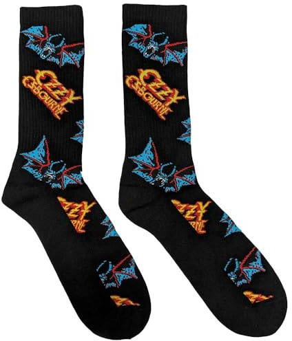 Ozzy Osbourne Logos And Bats Ankle Socken One Size