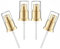 Semazz Ersatzspenderkopf Fundament,4 PCS Ersatz Foundation Pumpe Nachfüllbehälter Pumpe für Estee Lauder Double Wear Foundation