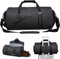Garment Bags for Travel - Convertible Duffle Garment Bag, Waterproof Carry on Weekender Bag with Shoe Compartmen Suit Bag 2 in 1 Hanging Suitcase for Business Trip Travel Supplie