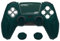 PlayVital Silikonhülle für ps5 Controller, Anti-Rutsch Schutzhülle case für ps5 Controller, Hülle Gehäuse zubehör Kompatibel mit ps5 offizieller Ladestation(CyberMech Edition,Grün)