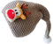 Unisex Mützen Thermo Fleece Strick Warm für Damen Kappe Kinder Weihnachtsmütze Muster Gestrickte Nikolausmütze Weihnachten Strickmütze für Winter Wintermütze Strickmützen, grau, Einheitsgröße
