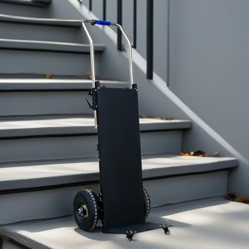 Lakenbroade Elektrischer Treppensteigerwagen, 1200-W-Motorwagen, 200 kg Tragkraft, Treppensteiger-Sackkarre, Treppensteiger-Sackkarre mit Lithium-Ionen-Akku