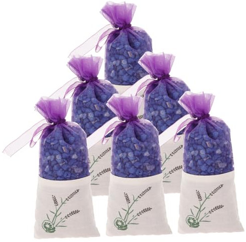 VOSAREA Lot De 6 Sachets De Fleurs Naturelles pour Assainir La Maison Et La Voiture