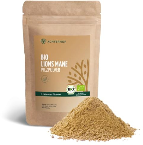 Bio Lions Mane Pilz Pulver 250g | vom Achterhof