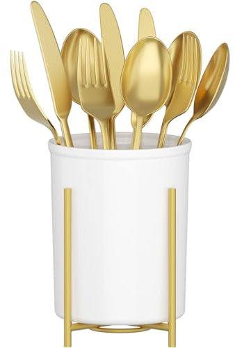 Lifewit Cutlery Holder, BPA-Free Plastic Cutlery Drainer & Drying Rack, Kitchen Organiser for Spoons, Forks, Knives,Utensil, 1 Pack