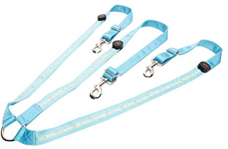 LED-Brustgeschirr für Pferde, Leuchtendes LED-Pferdegeschirr für Nachtreiten (Blue)
