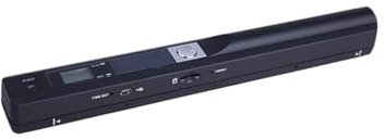 Scanner de Documents Scanner de Documents A4 Portable, 900DPI, for Documents, Livres, Scanners Portables de Bureau, JPG/PDF(Zwart)