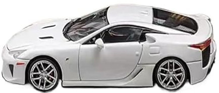 BMAONZ Miniatur Motorfahrzeug-Modelle 1:64 Für Lexus Lfa Coupé Mit Offener Motorhaube Legierungssimulation Luxusautomodell Statische Dekoration Automodell Fertigmodell