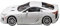 BMAONZ Miniatur Motorfahrzeug-Modelle 1:64 Für Lexus Lfa Coupé Mit Offener Motorhaube Legierungssimulation Luxusautomodell Statische Dekoration Automodell Fertigmodell