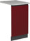 Vicco Panel Frontal del lavavajillas R-Line, Rojo, 45 cm, ET Mármol