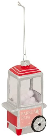 FEERIC LIGHTS & CHRISTMAS - Sujeto de Cristal Candyfloss h.11cm Rojo