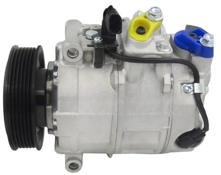 Compresor de Aire Acondicionado, Compatible con Audi Q7 VW Touareg 351322811 7P0820803D 7P0820803N 7L6820803T 8E0260805AS, compresor de Aire Acondicionado para automóvil